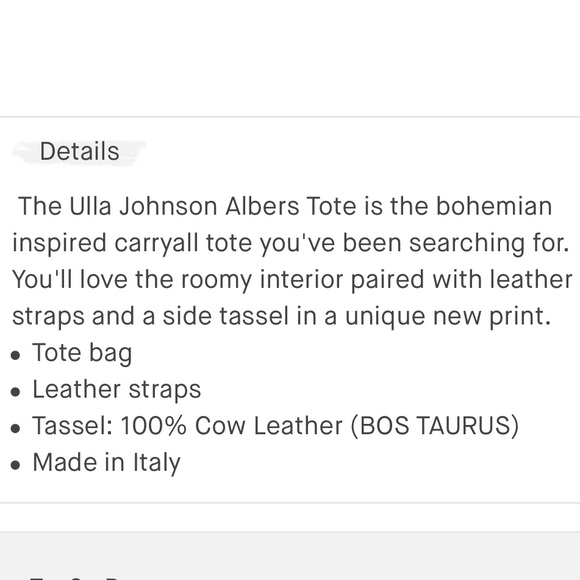 Ulla Johnson Alber’s tote - Picture 3 of 11
